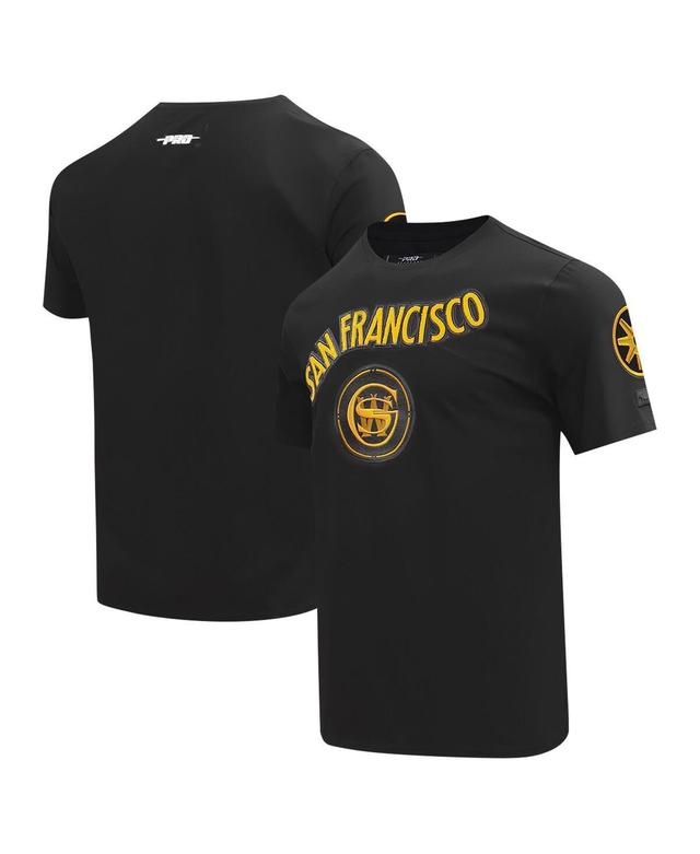 Mens Pro Standard Black Golden State Warriors T-shirt Product Image