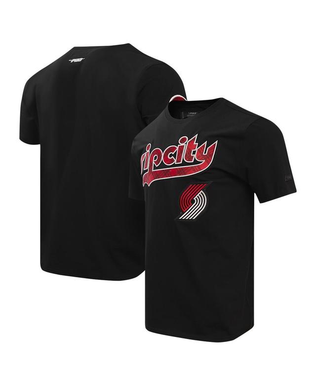 Mens Pro Standard Black Portland Trail Blazers 2023 City Edition T-shirt Product Image