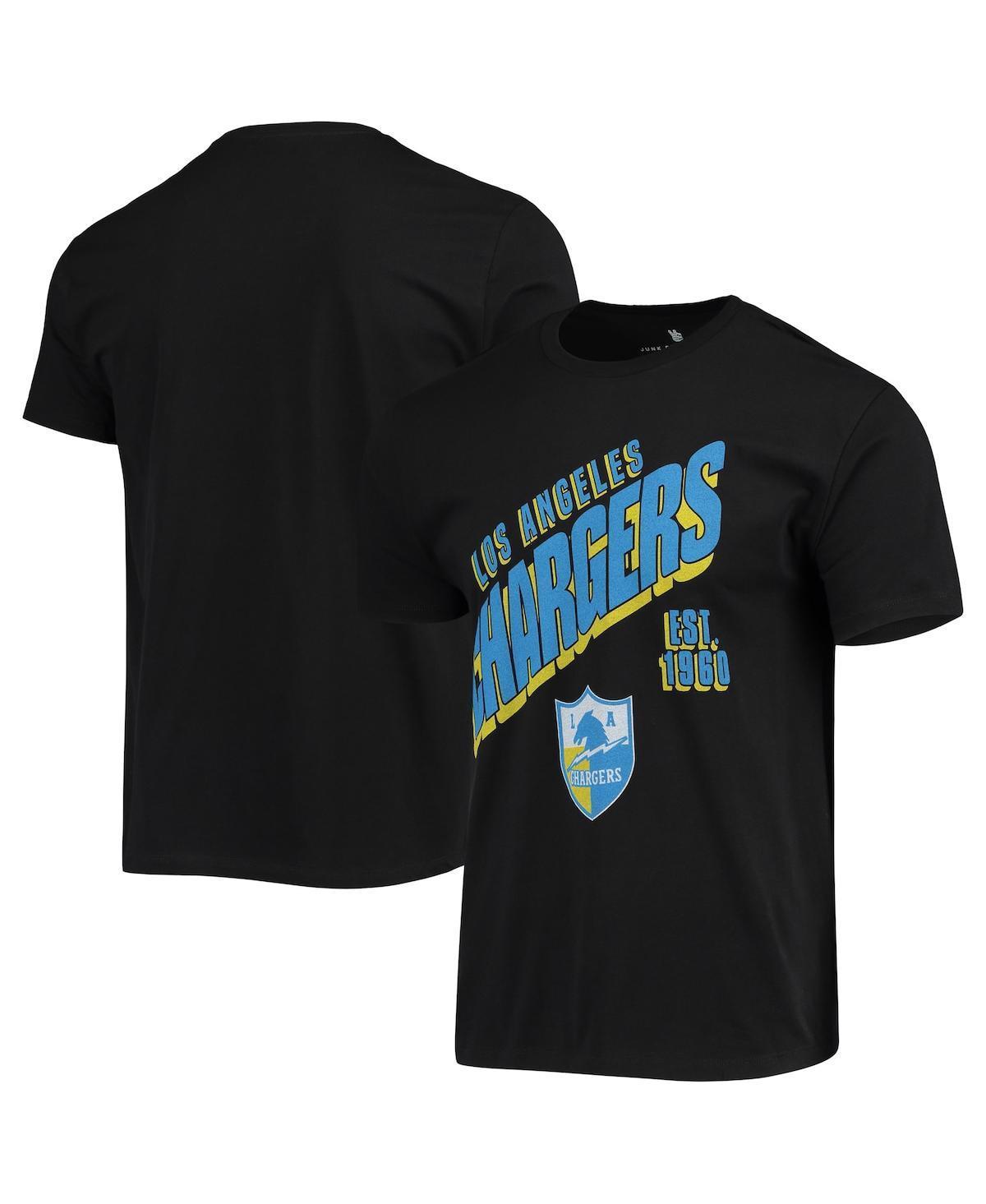 Mens Junk Food Los Angeles Chargers Slant T-Shirt Product Image