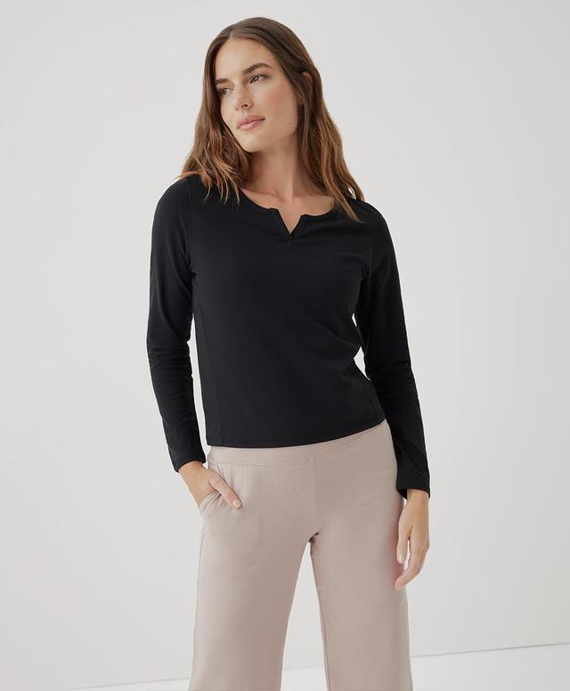 Womens Avenue Slim Long Sleeve Top L Product Image