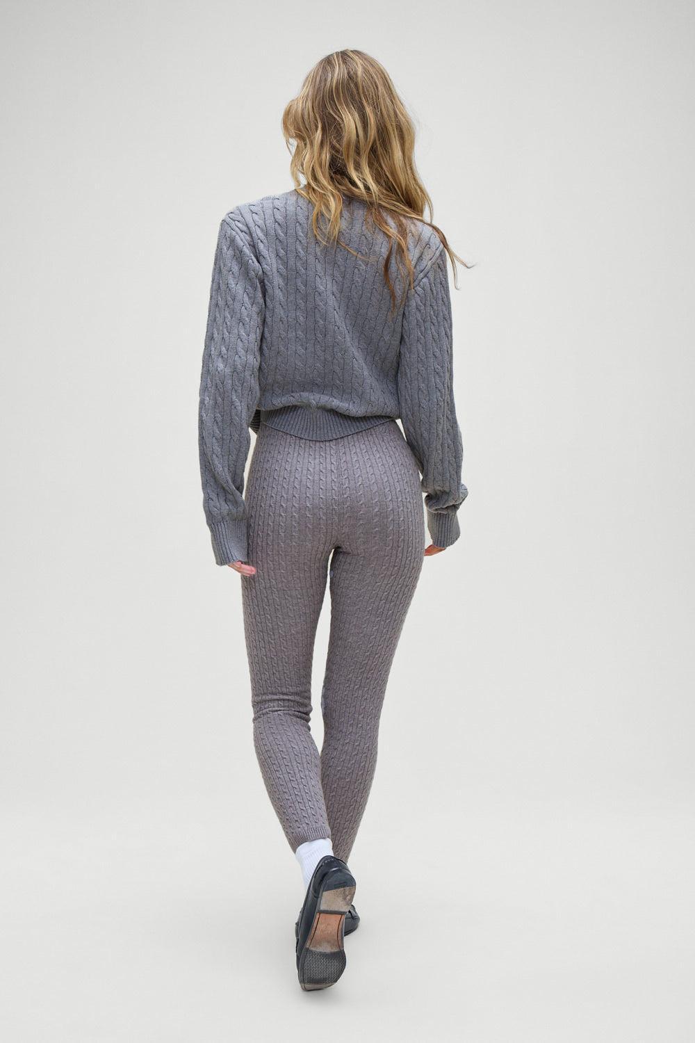 Bodin High Waisted Leggings - Rain Cloud Product Image