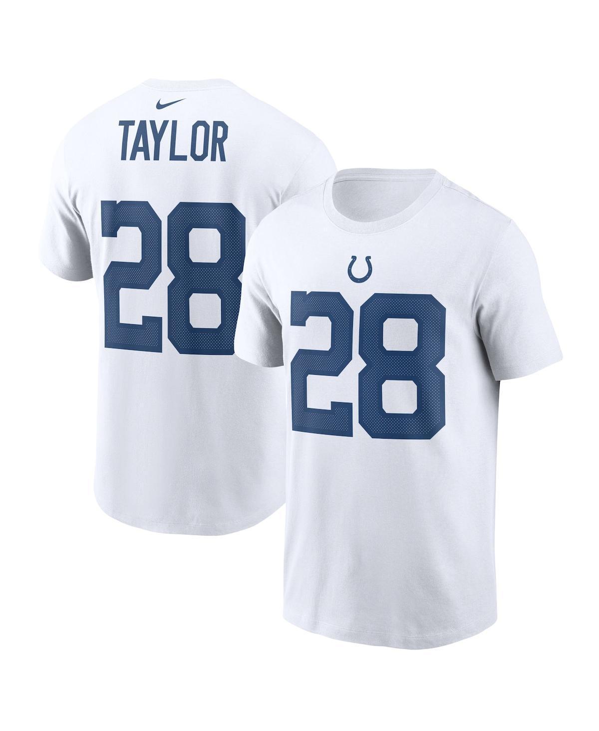 Mens Nike Jonathan Taylor White Indianapolis Colts Player Name Number T-shirt Product Image