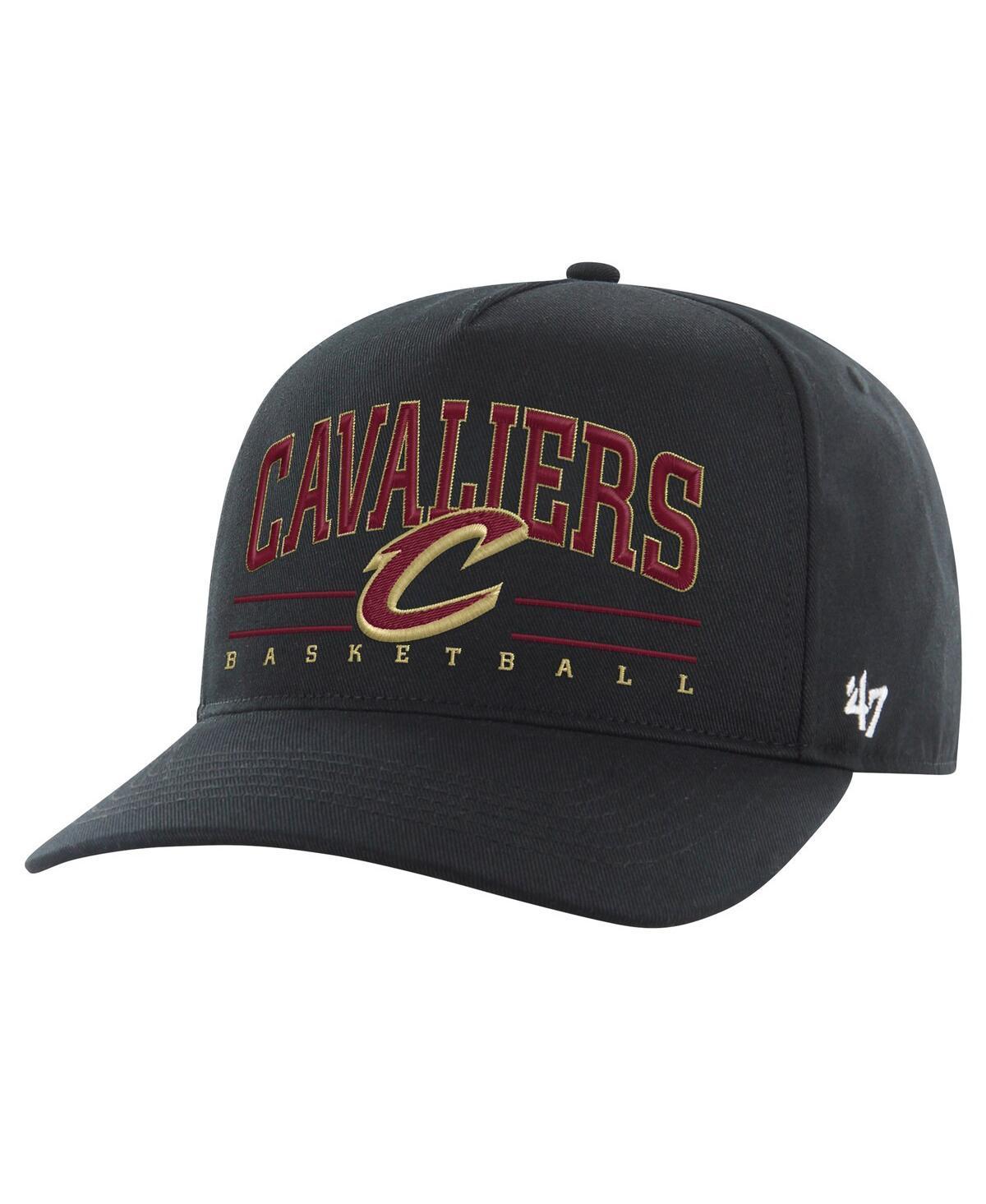 47 Brand Mens Black Cleveland Cavaliers Core Roscoe Hitch Adjustable Hat Product Image