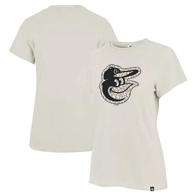 Womens 47 Oatmeal Baltimore Orioles Imprint Frankie T-Shirt Product Image