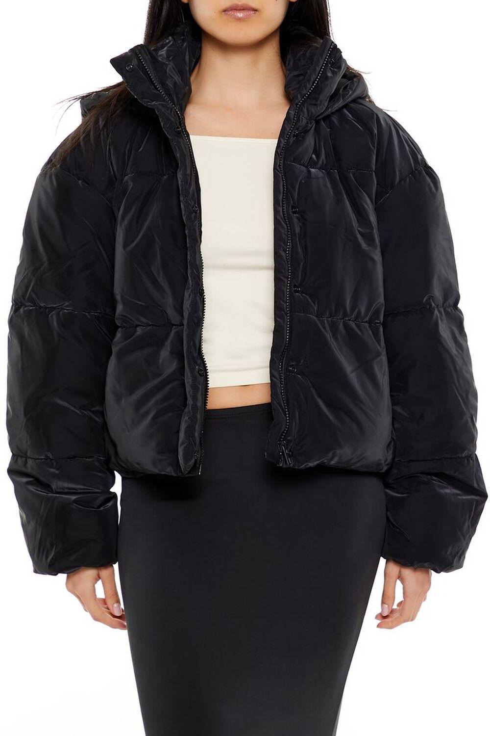 Hooded Puffer Jacket | Forever 21 Product Image