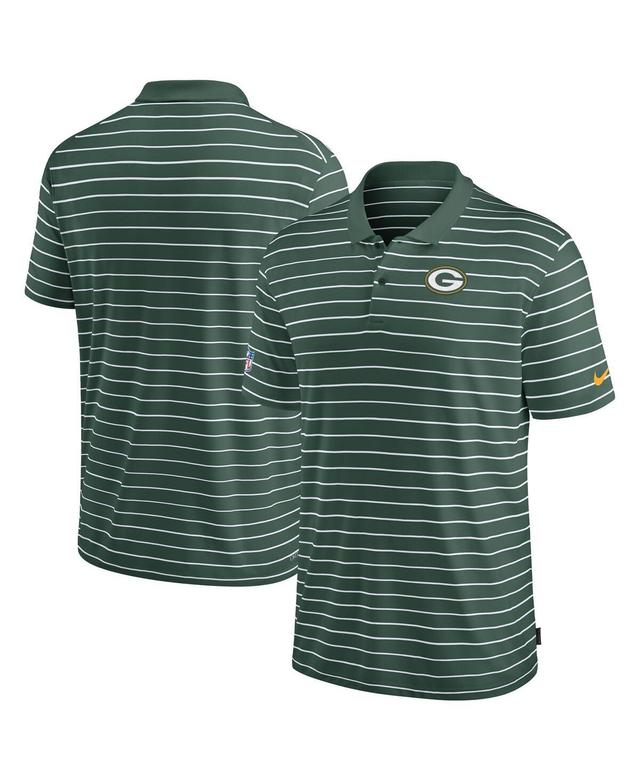 Nike Mens Green Green Bay Packers Sideline Lock Up Victory Performance Polo - Green Product Image