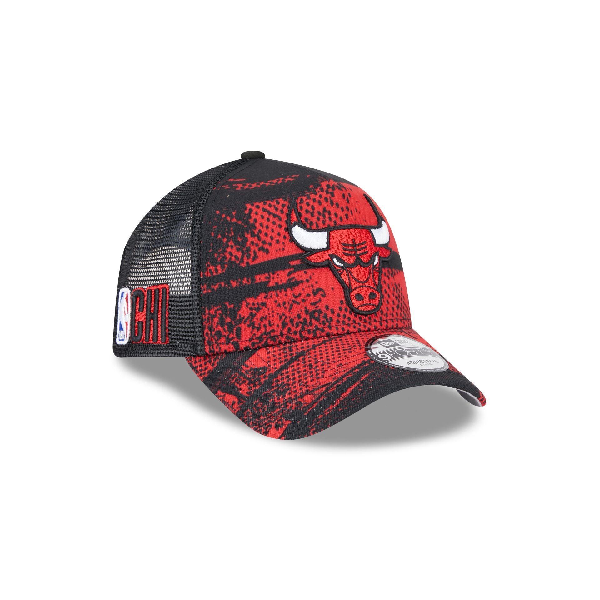 Chicago Bulls 2024 Tip-Off 9FORTY A-Frame Trucker Hat Male Product Image