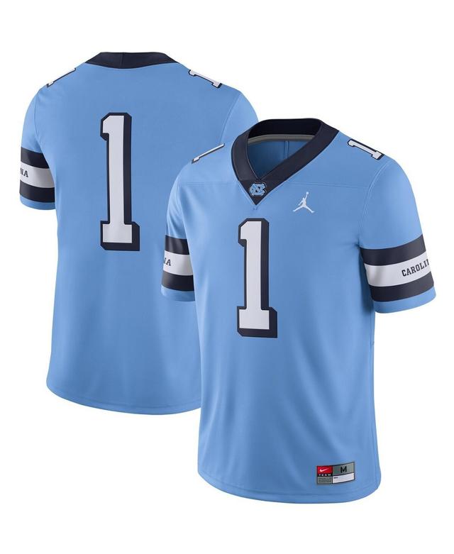 Mens Jordan #1 Carolina Blue North Carolina Tar Heels College Alternate Game Jersey - Carolina Blue Product Image