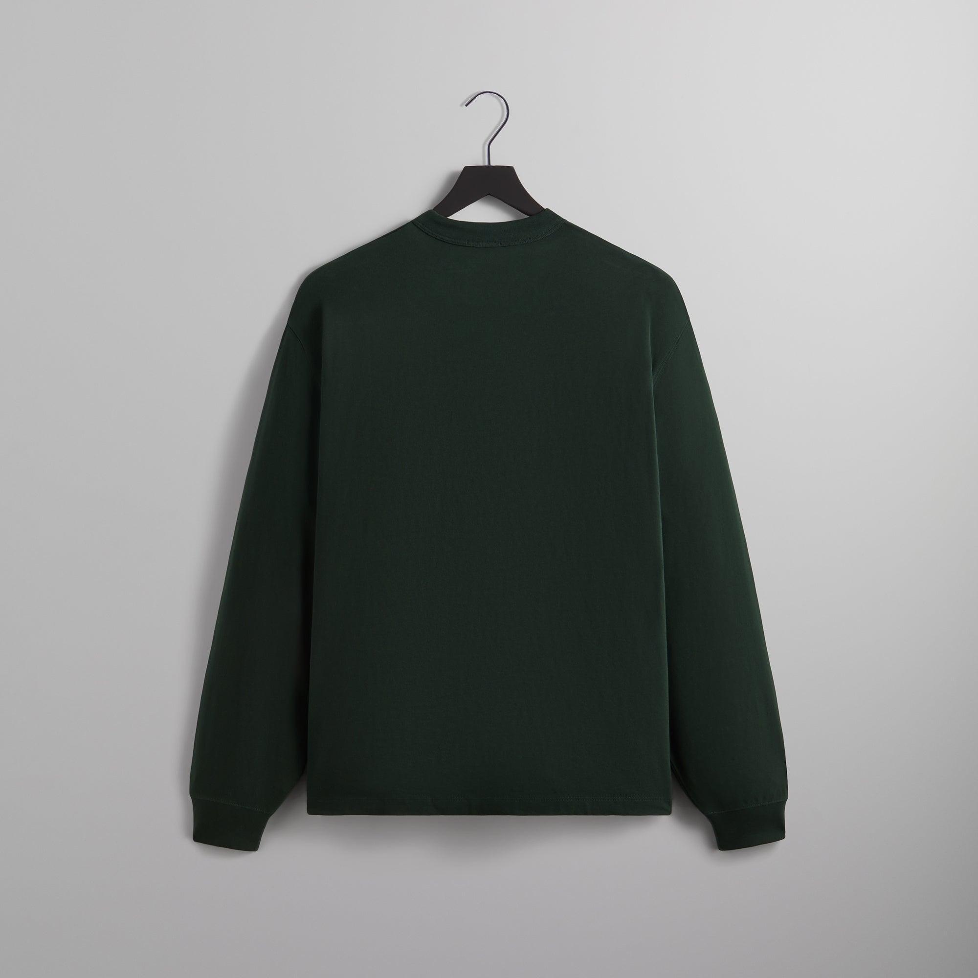 Kith Long Sleeve Leonard Pocket Tee - Stadium Male Product Image