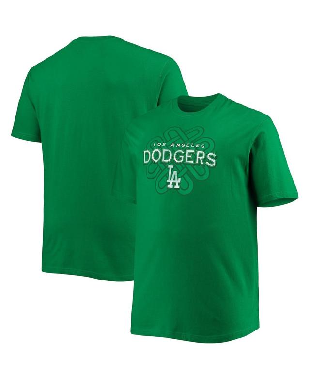 Mens Kelly Green Los Angeles Dodgers Big and Tall Celtic T-shirt Product Image