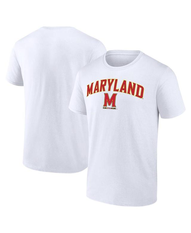 Mens Fanatics White Maryland Terrapins Campus T-shirt Product Image