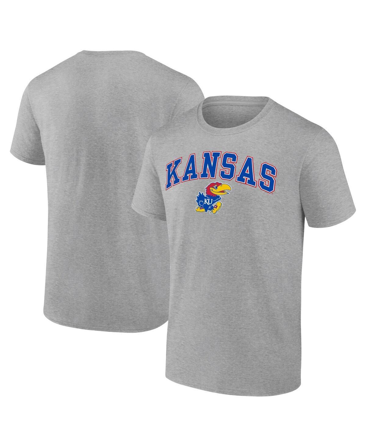 Mens Fanatics Steel Kansas Jayhawks Campus T-shirt Product Image