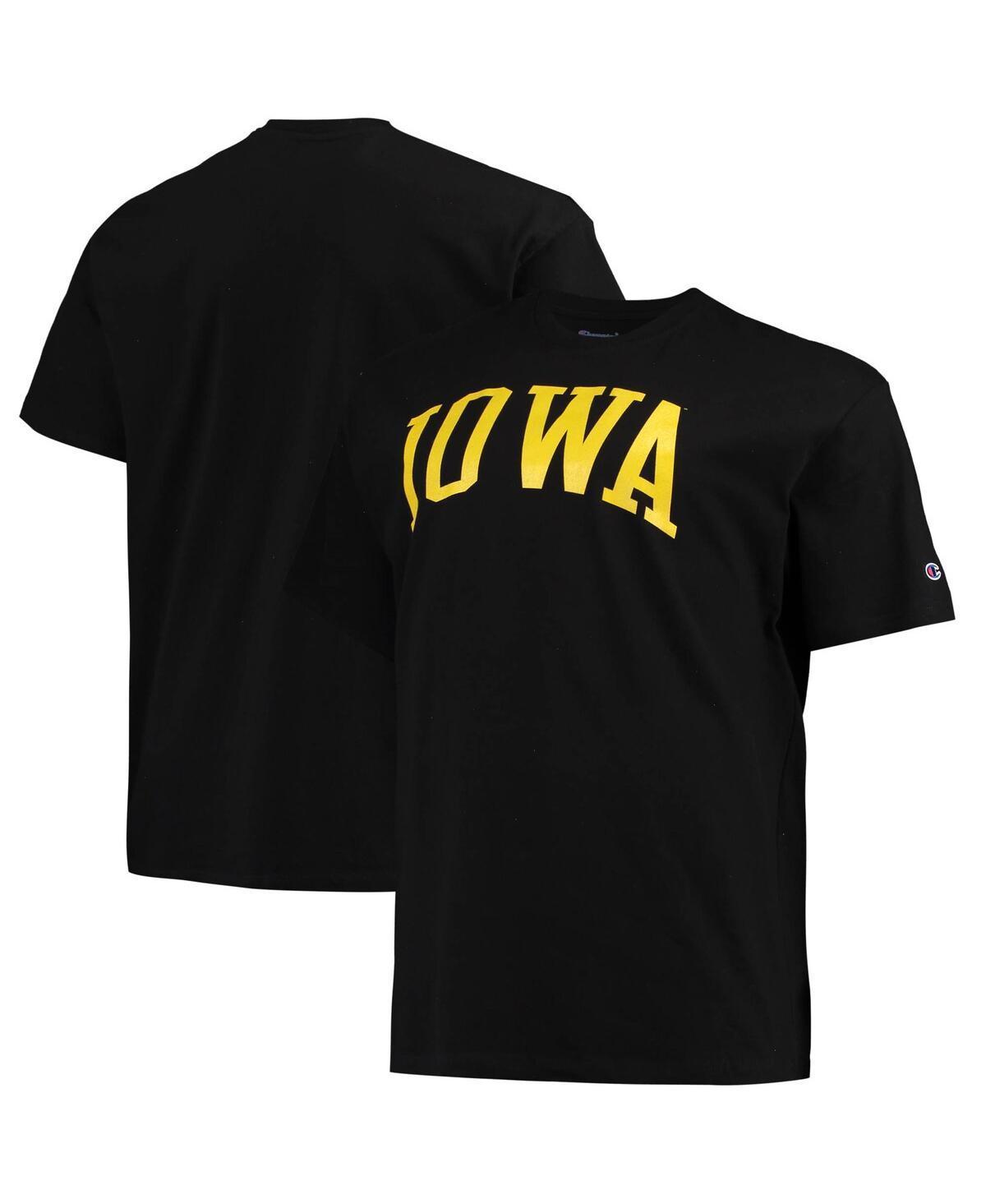 Mens Champion Iowa Hawkeyes Big & Tall Arch Team Logo T-Shirt Product Image