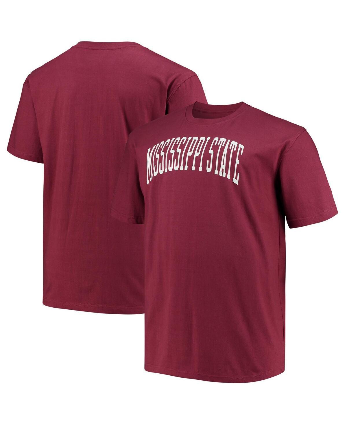 Mens Champion Maroon Mississippi State Bulldogs Big & Tall Arch Team Logo T-Shirt Product Image