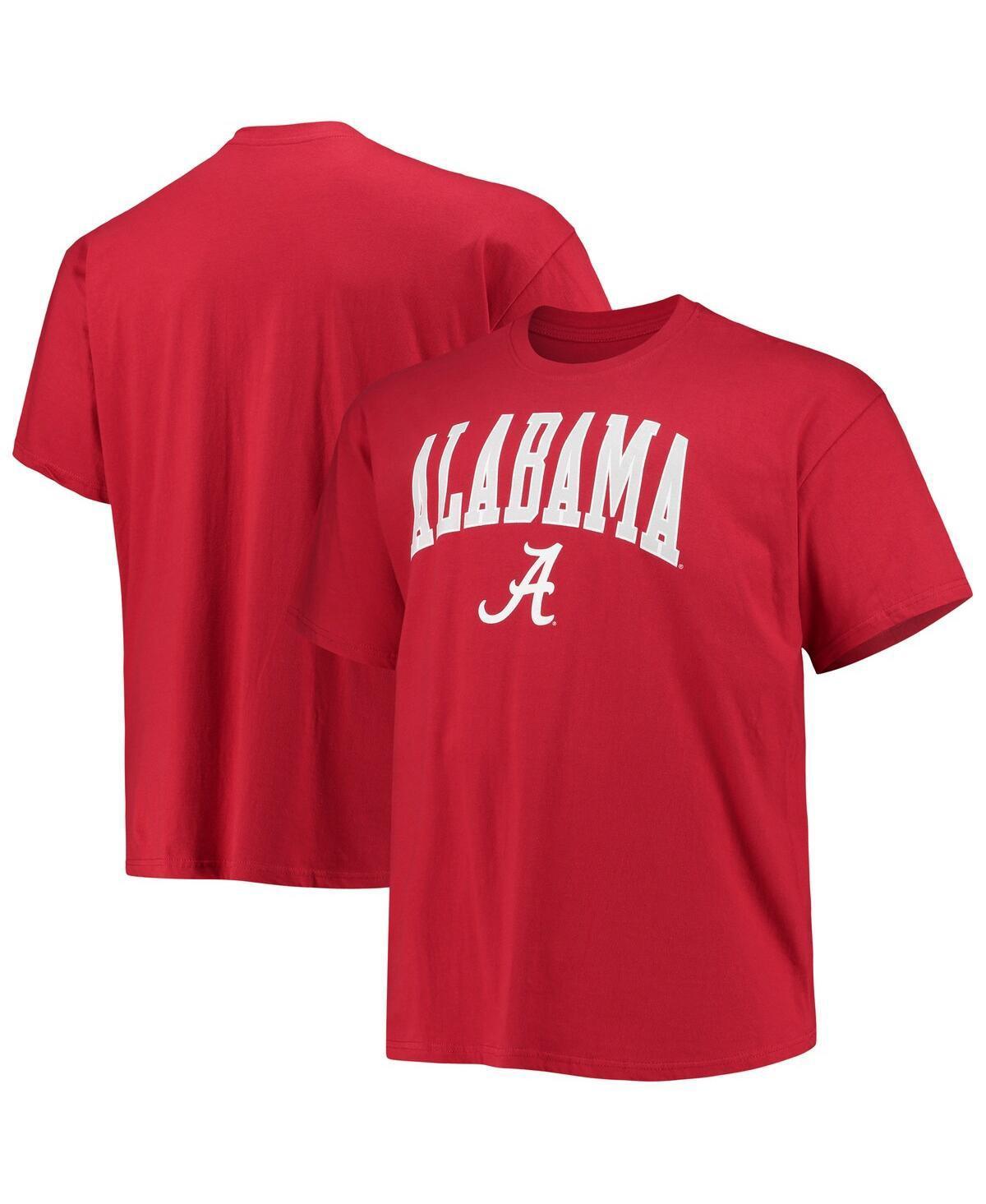 Mens Champion Crimson Alabama Crimson Tide Big & Tall Arch Over Wordmark T-Shirt Product Image