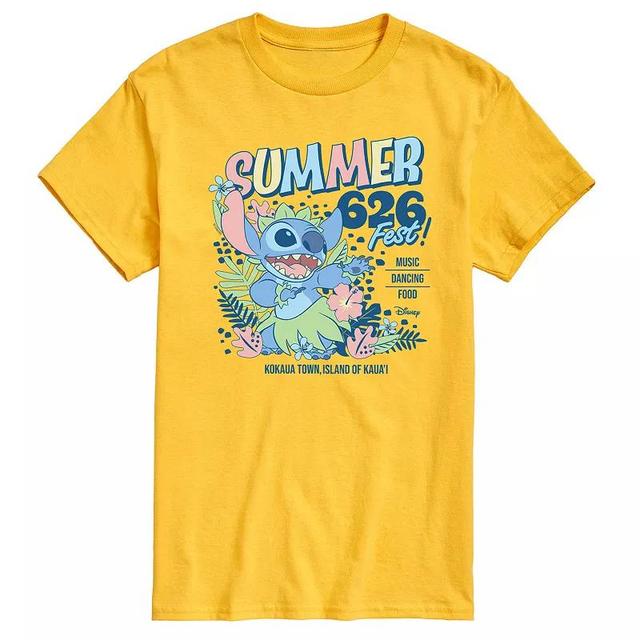 Disneys Lilo & Stitch Mens Summer 626 Fest Graphic Tee Product Image