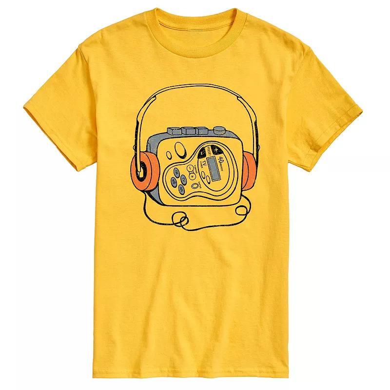 Mens Cassette Player Graphic Tee Product Image