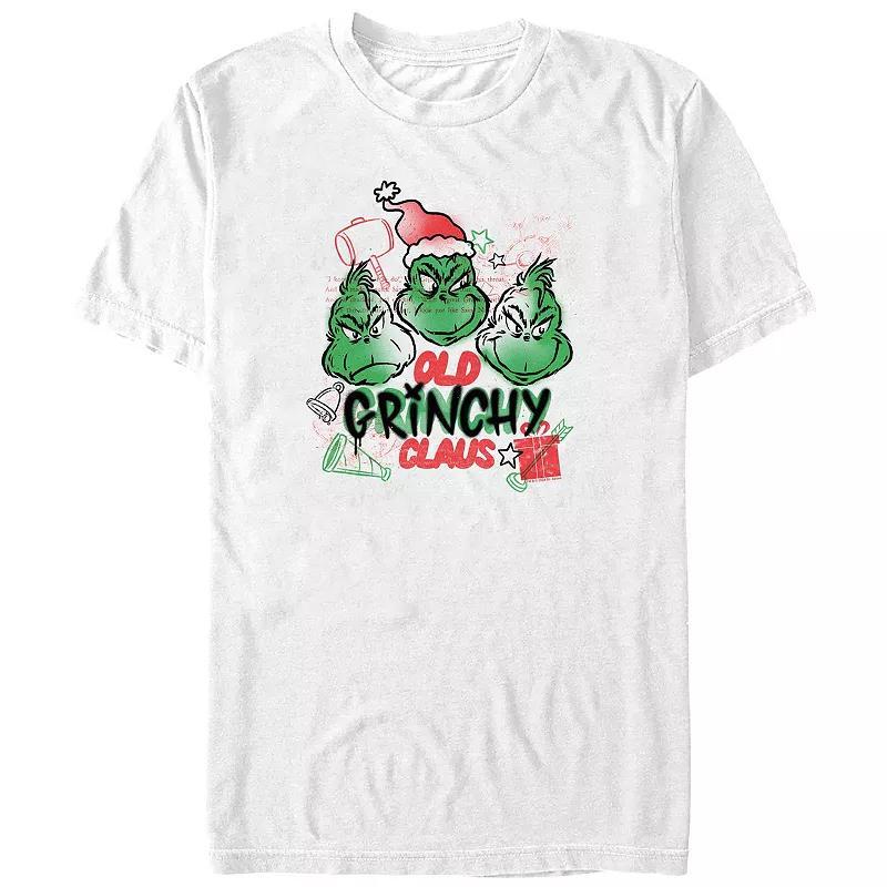 Mens Dr. Seuss Old Grinchy Claus Graphic Tee Product Image