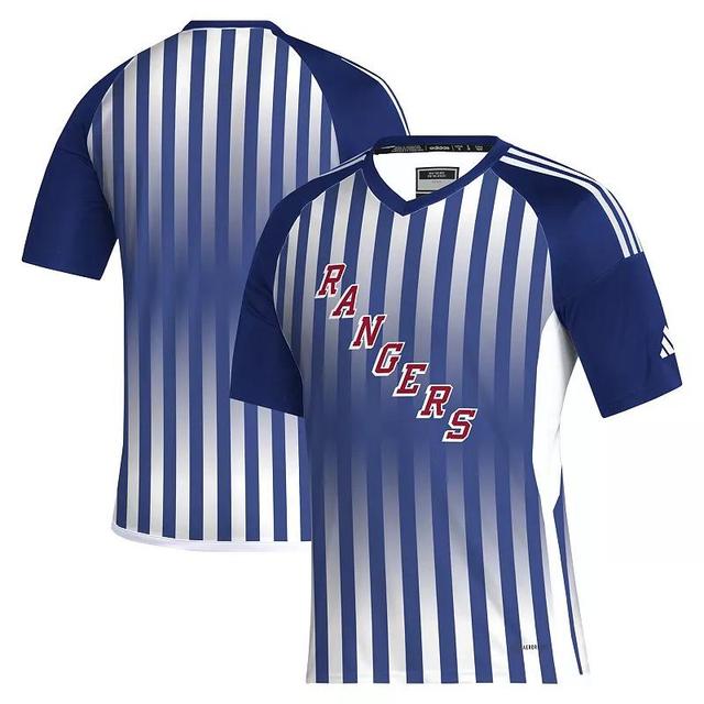 Mens adidas Blue New York Rangers AEROREADY Raglan Soccer Top Product Image