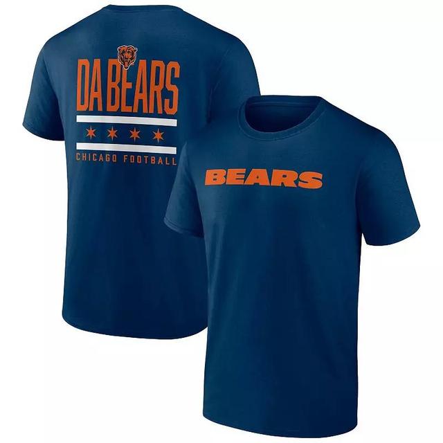 Mens Fanatics Branded Chicago Bears Home Field Advantage T-Shirt Blue Product Image