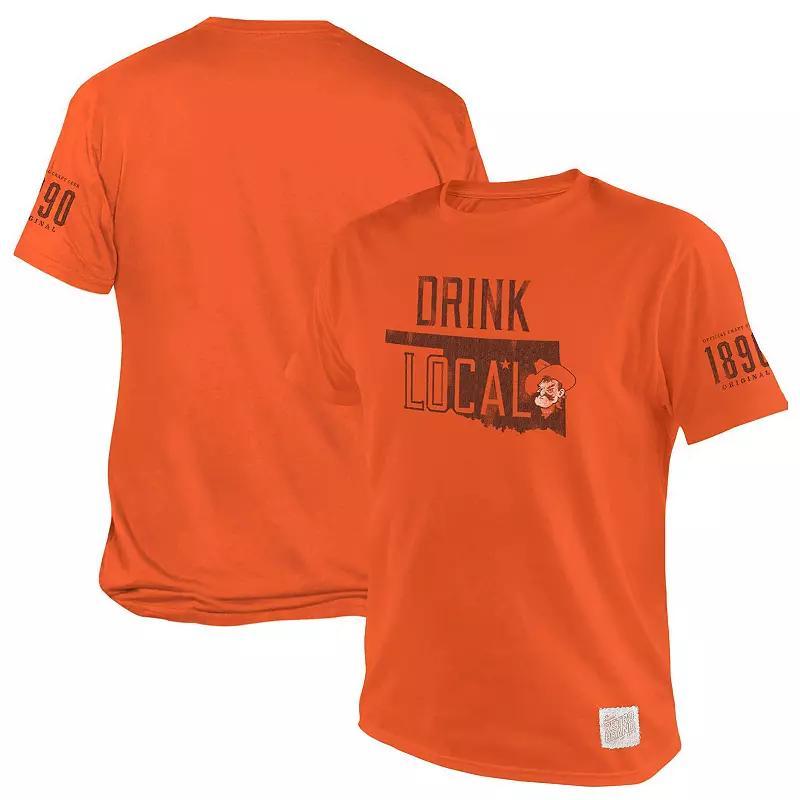 Mens Original Retro Brand Oklahoma State Cowboys 1890 Original Drink Local T-Shirt Product Image