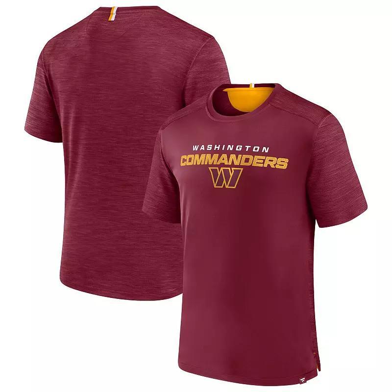 Mens Fanatics Branded Burgundy Washington Commanders Defender Evo T-Shirt Product Image