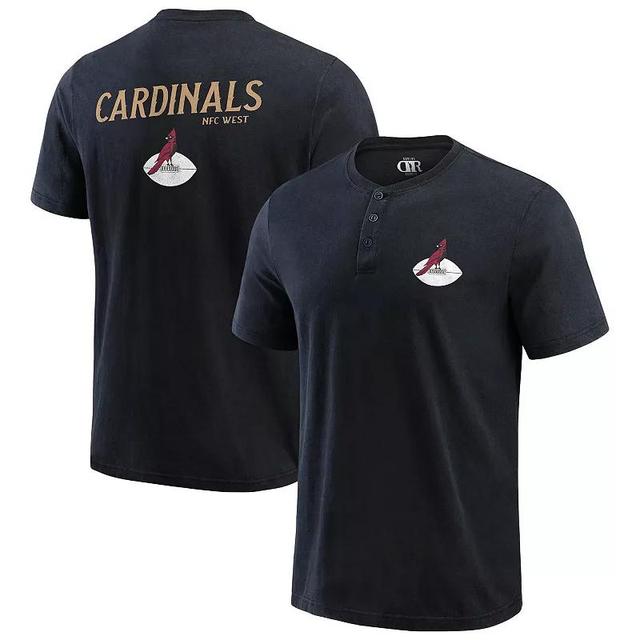 Mens Darius Rucker Collection by Fanatics Arizona Cardinals Washed Henley T-Shirt Product Image