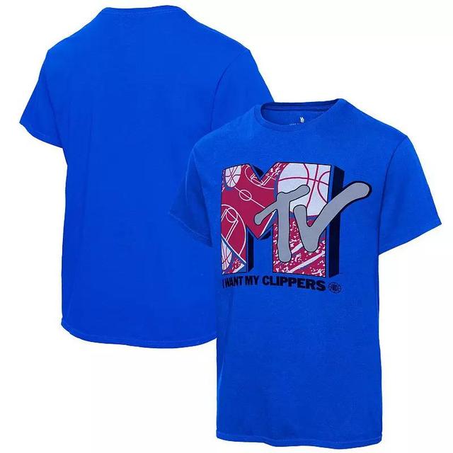 Mens Junk Food Royal Philadelphia 76ers NBA x MTV I Want My T-Shirt Product Image