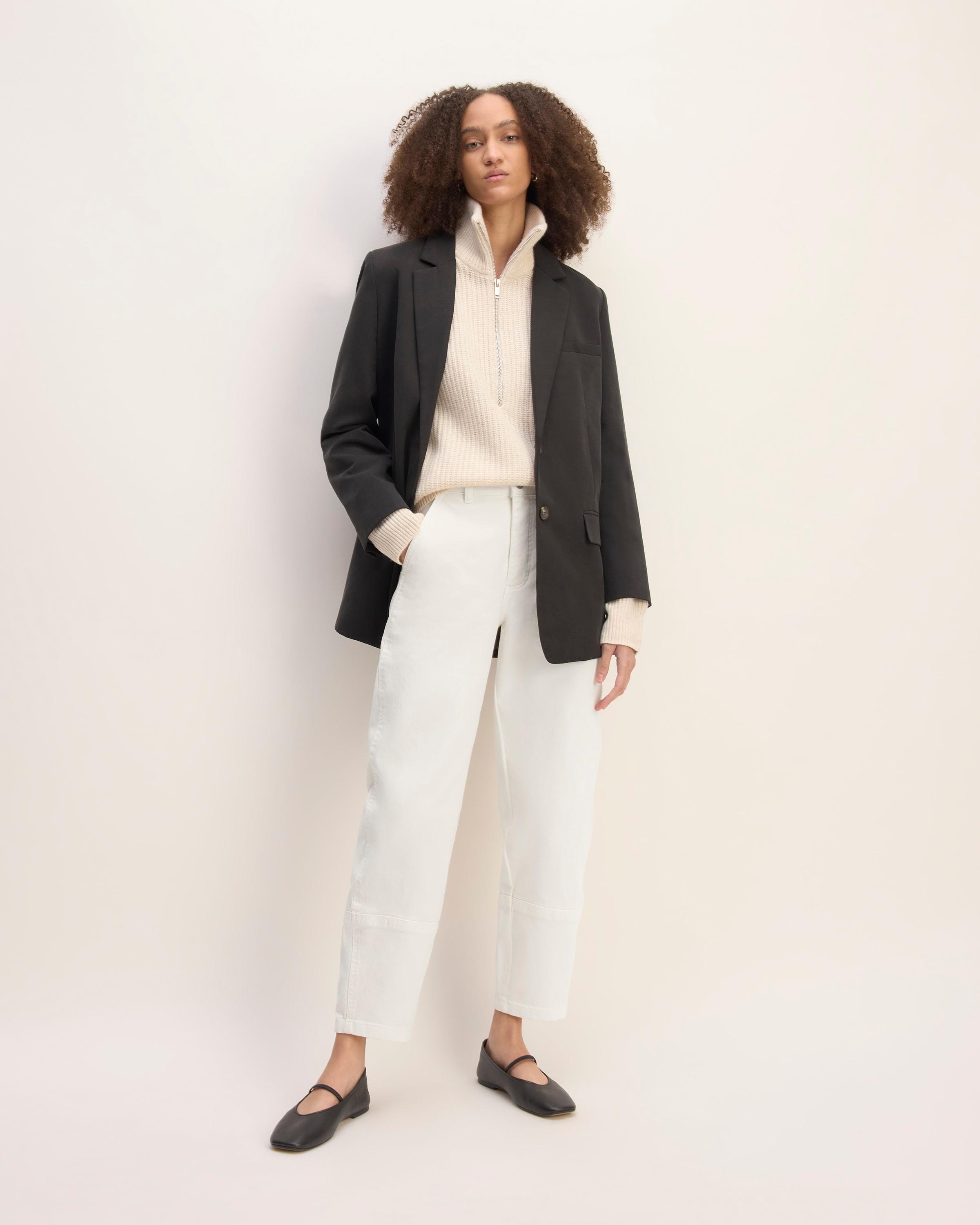 Womens Utility Barrel Pant by Everlane in Bone White, Size 4 Product Image