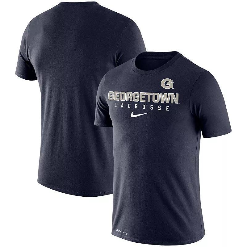 Mens Nike Navy Georgetown Hoyas Lacrosse Legend 2.0 Performance T-Shirt Grg Blue Product Image