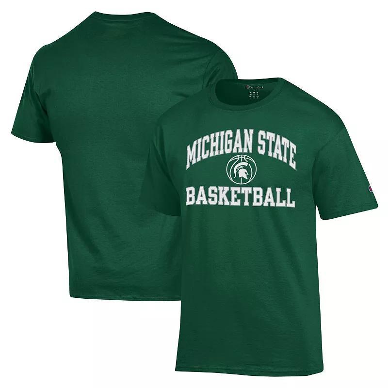 Mens Champion Michigan State Spartans Basketball Icon T-Shirt Product Image