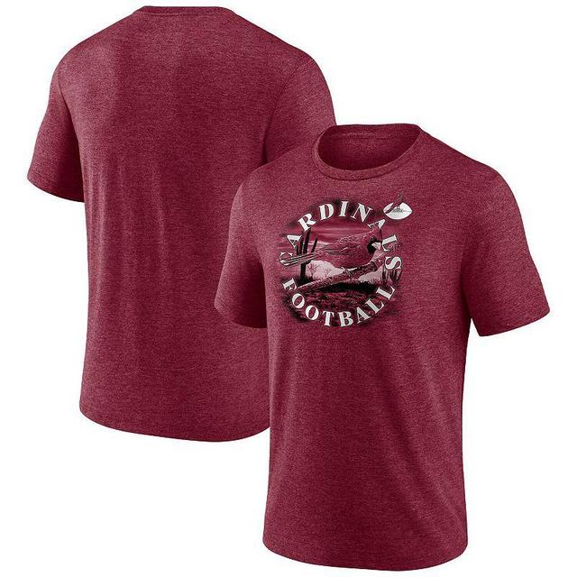 Mens Fanatics Branded Heathered Cardinal Arizona Cardinals Sporting Chance T-Shirt Product Image