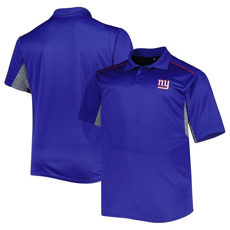 Mens Navy New England Patriots Big and Tall Team Color Polo Shirt Product Image