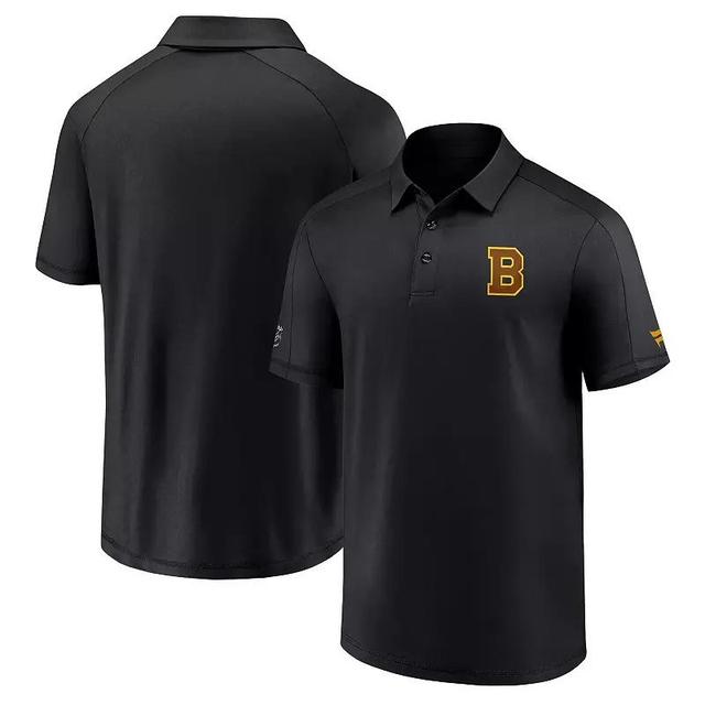 Mens Fanatics Branded Boston Bruins Authentic Pro Logo Polo Product Image