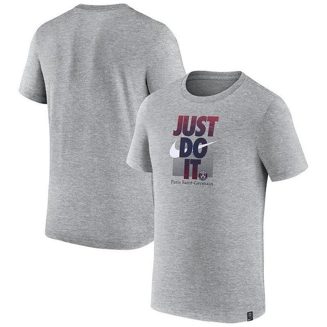 Mens Nike Gray Paris Saint-Germain Just Do It T-Shirt Product Image