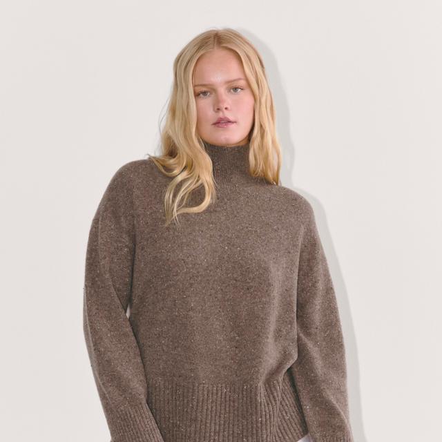 Womens Boxy Turtleneck in Cashmere Sweater by Everlane Product Image