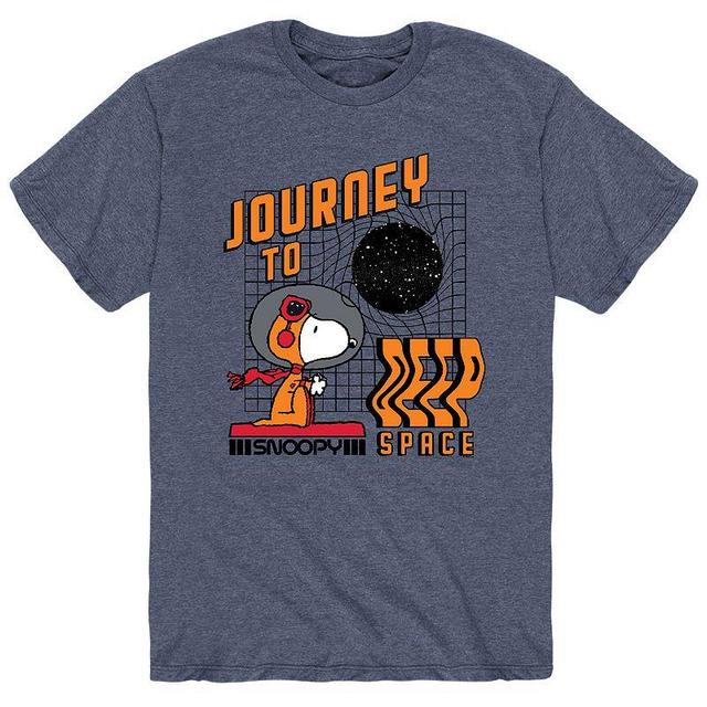 Mens Peanuts Snoopy Journey To Deep Space Tee Product Image