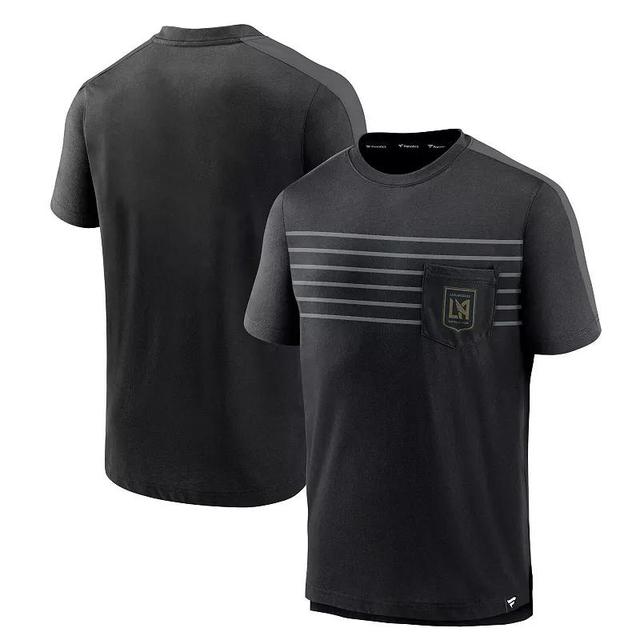 Mens Fanatics Branded Black LAFC Line Up Pocket T-Shirt Product Image