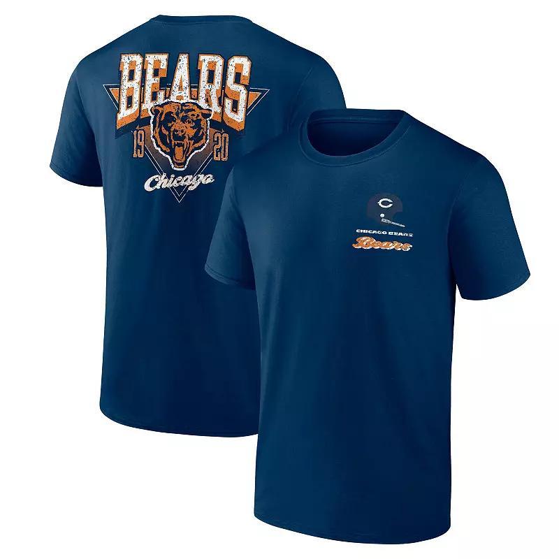 Mens Fanatics Chicago Bears Never Over T-Shirt Blue Product Image