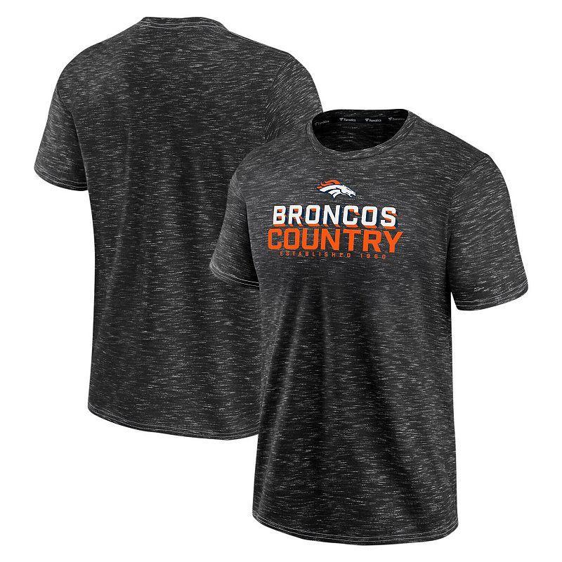 Mens Fanatics Branded Charcoal Denver Broncos Component T-Shirt Product Image