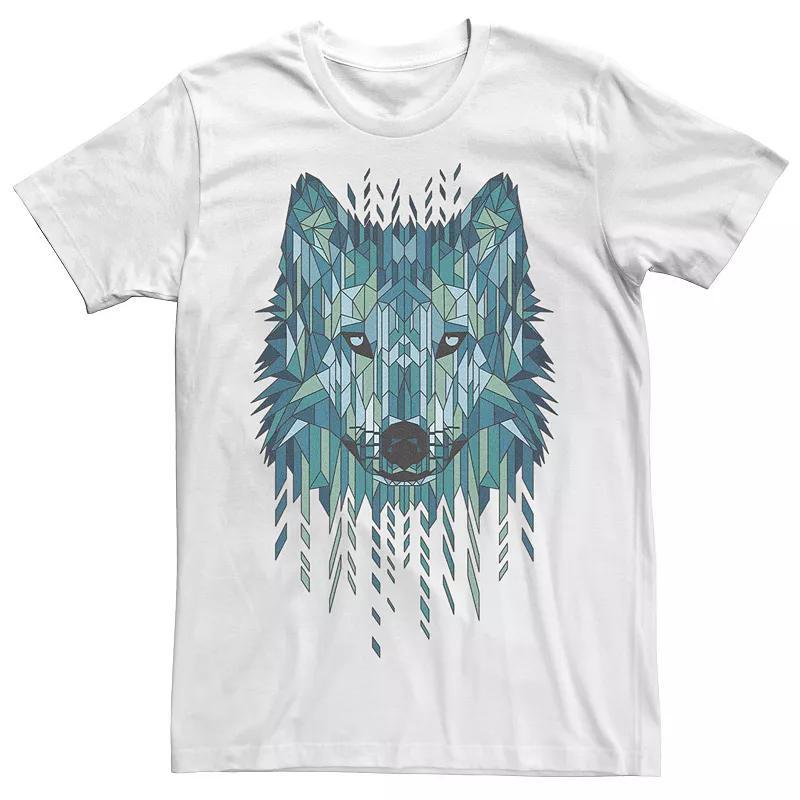 Mens Geometric Wolf Graphic Tee Product Image