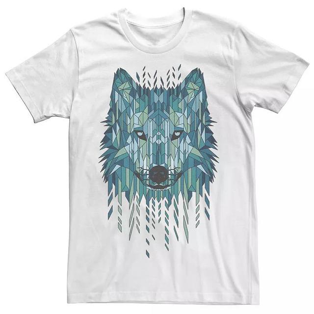 Mens Geometric Wolf Graphic Tee Product Image