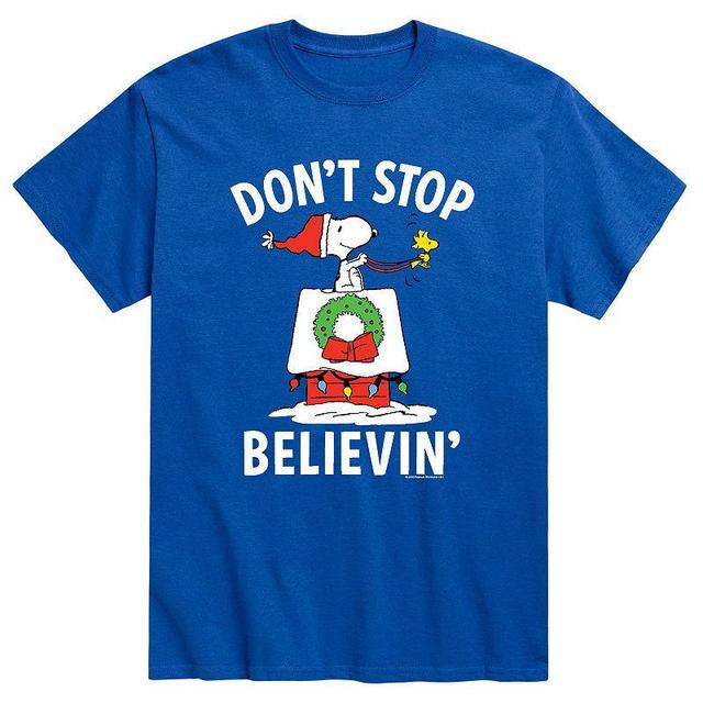 Mens Peanuts Believin Tee Product Image