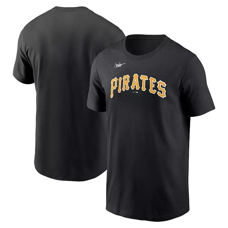 Mens Nike Pittsburgh Pirates Cooperstown Wordmark T-Shirt Product Image