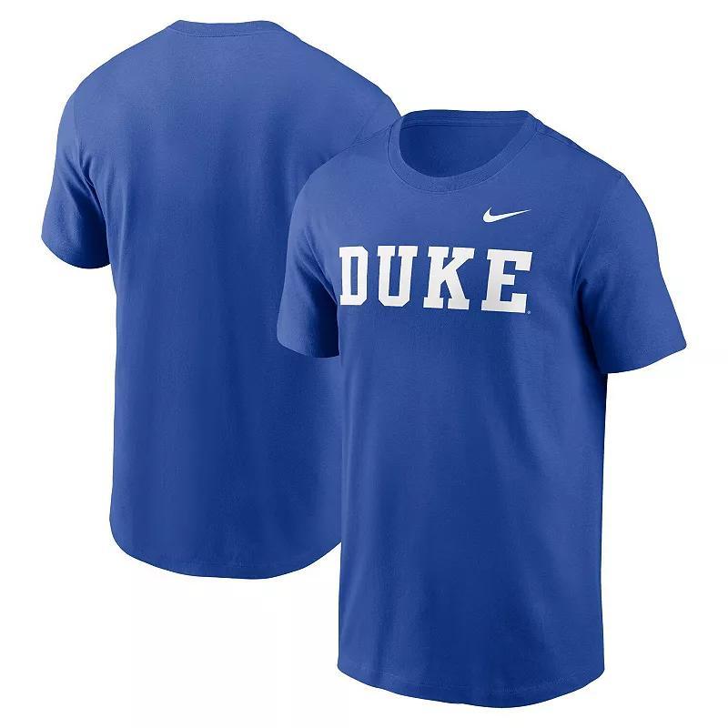 Mens Nike Royal Duke Devils Primetime Evergreen Wordmark T-Shirt Product Image