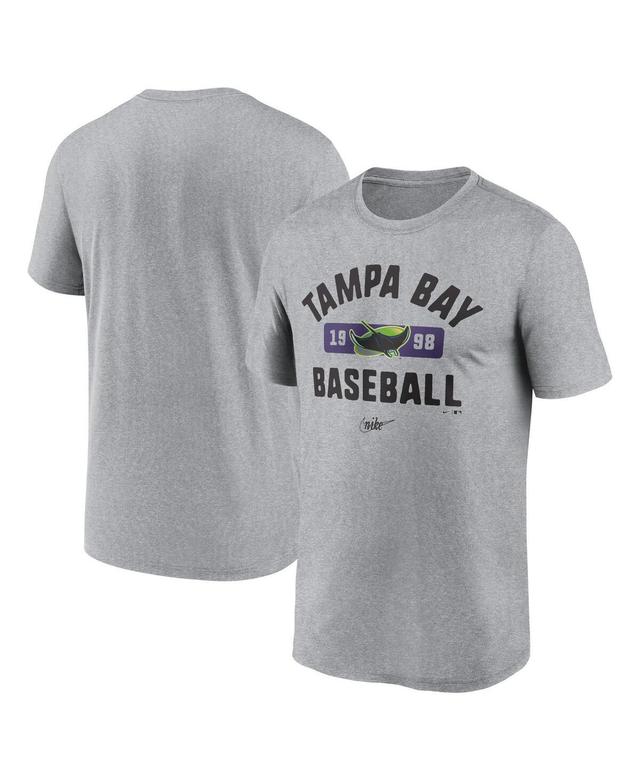 Mens Nike Heather Gray Tampa Bay Rays Legend T-Shirt Product Image