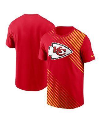 Mens Nike Red Kansas City Chiefs Yard Line Fashion Asbury T-shirt Product Image