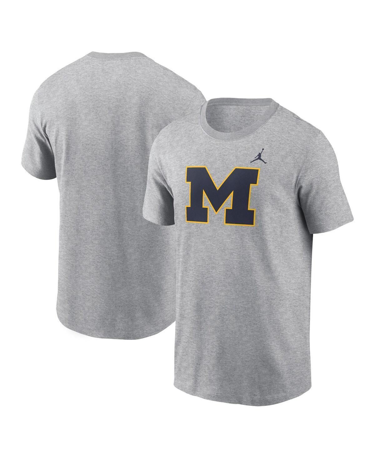 NIKE Men's Heather Gray Michigan State Spartans Primetime Evergreen Logo T-shirt Product Image