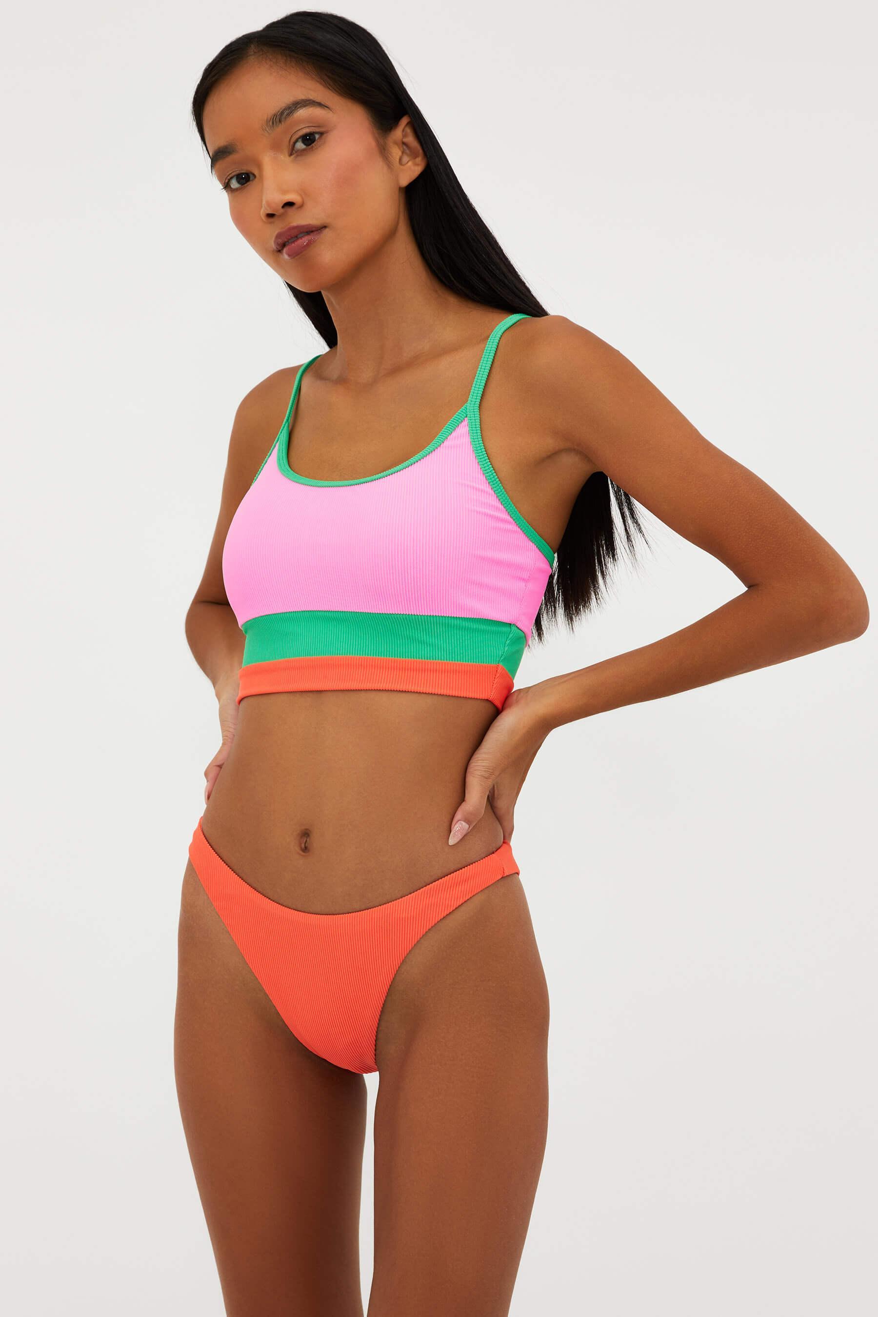 Eva Top Coral Beach Colorblock Product Image