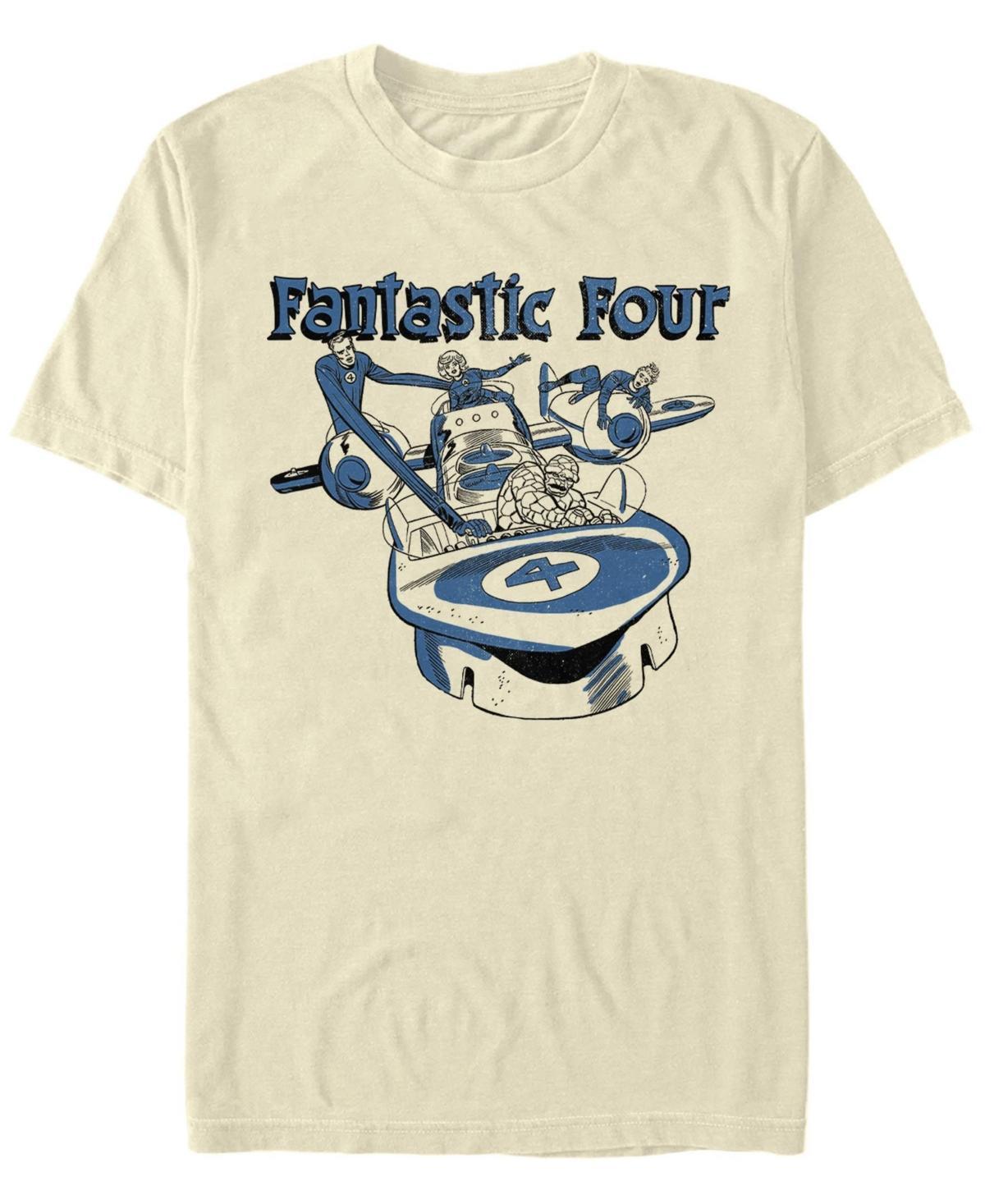 Mens Marvel Fantastic Four Group Shot Fantasticar Tee Product Image